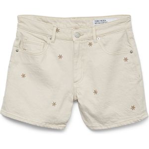 VERO MODA - VMTESS MR ECRU FLOWER SHORTS - Dames