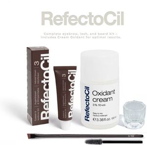 Refectocil Wimper & Wenkbrauw & Baard | Verf Kit Nr.3 Bruin (Cream Oxidant)