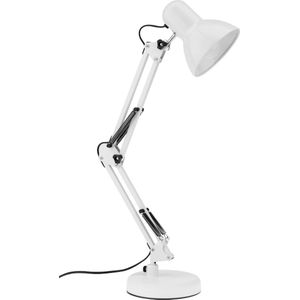 Bureaulamp – Leeslamp – verstelbaar – E27 fitting – max. 60 Watt – wit
