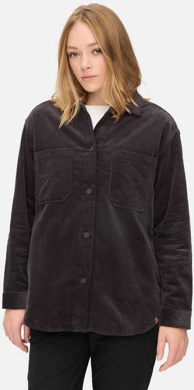 camel active - Cordblouse - Kaviaar - 100% Katoen