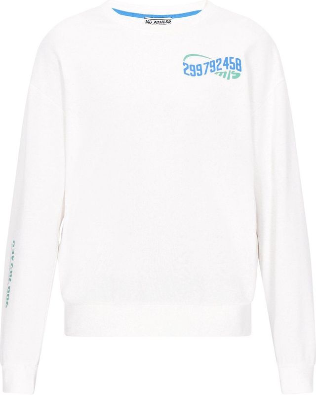 Mo - ATHLSR - Sweatshirt - Lichtblauw / Wit