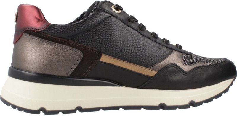 Carmela - 162514 - Leren Sneakers - Zwart - Ritssluiting - Casual