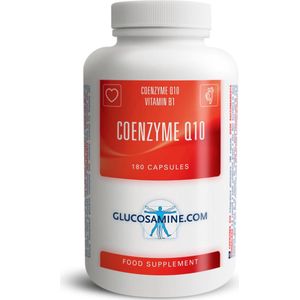 Glucosamine.com - Coenzyme Q10 - zeer voordelige grootverpakking - 180 caps