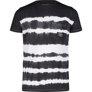4PRESIDENT T-shirt jongens - Black Tie Dye - Maat 104