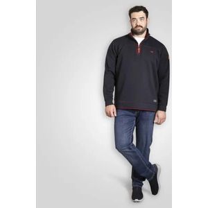 D555 Leicester- 1 Sweater Blauw Big Men Size 2XL