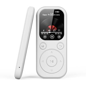 Ynkkvre -MP3-speler -met Bluetooth 5.4, draagbare muziekspeler met HiFi-geluidskwaliteit en FM-radio, Bluetooth MP3-speler met 500 mAh batterijcapaciteit, geschikt voor sport en reizen - 64 GB