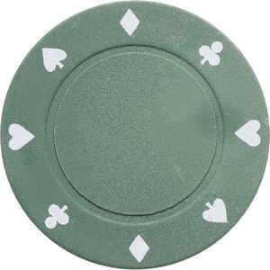 Pegasi pokerchip 4g green - 25st. - Texas Hold'em Poker Chips - Fiches voor Pokeren