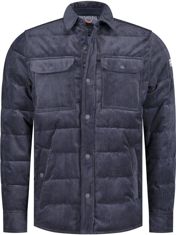 NZA - Blauwe ribcord jas