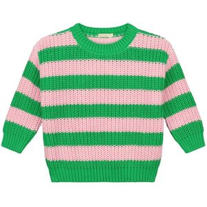 YUKI GEBREIDE TRUI - SPRING STRIPES-9-10 jaar