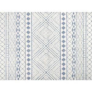 MARGAND - Vloerkleed - Wit/Blauw - 300 x 400 cm - Polyester