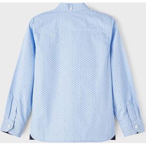 Name It kids jongens blouse RIZA Serenity DOTS Regular Fit