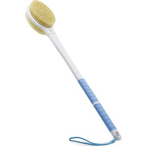 Badborstel - Doucheborstel met Antisliprug - Dubbelzijdig - Harde en Zachte Haren - Blauw - 52 x 8 x 4,8 cm