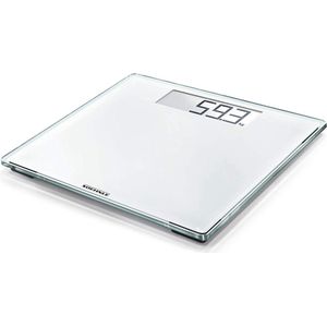 Digitale Personenweegschaal met Groot LCD-Scherm en Veiligheidsglas - Extra Plat en Nauwkeurig tot 180 kg