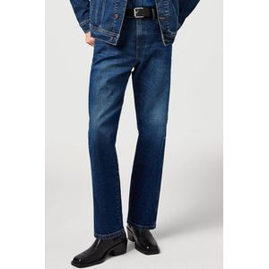 Wrangler - Frontier - Spijkerbroek - Blauw - Rechte Pijp - Middelhoge Taille