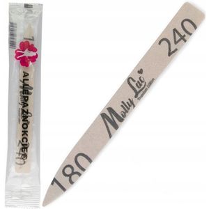 Professionele Nagelvijl 180/240 - Rechte, Dubbelzijdige Vijl