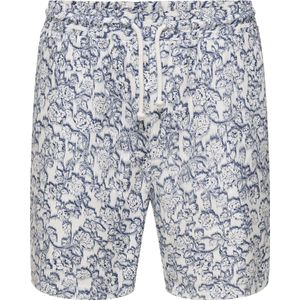 Only & Sons - Onstel Dash Life Reg Aop Shorts - Wit - Korte Broeken