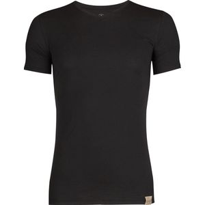 RJ Bodywear The Good Life - 2-pack T-shirt V-hals - zwart -  Maat L