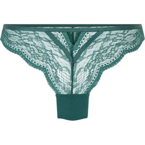 Hunkemöller Dames Lingerie Cheekini Isabelle - Groen - maat L