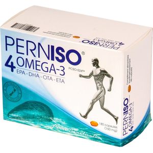 Perniso PCSO-524, groenlipmossel, 4 x Omega 3 + 180caps