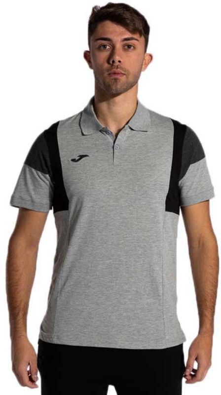 Joma - Confort III - Poloshirt - Grijs - Korte Mouwen