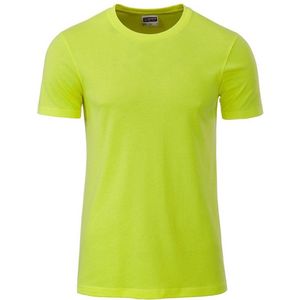 James and Nicholson - Heren Standaard T-Shirt (Zuurgeel)