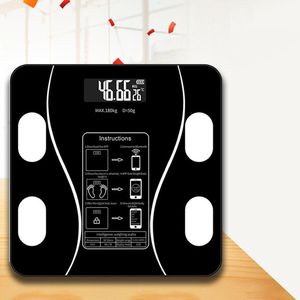 Bluetooth slimme lichaamsvetweegschaal, elektronische weegschaal, gezondheidsweegschaal voor thuisgebruik