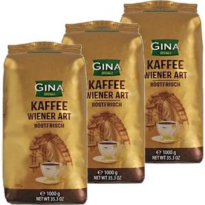 Gina Kaffee Wiener Art - koffiebonen - 3 x 1 kg