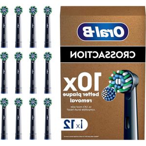 CrossAction Opzetborstels - 12 stuks - superieure tandenreiniging - X-borstelopzetstukken