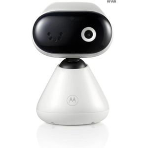 RFWR® Babyfoon met Camera en App - 1080P Full HD Baby Monitor met Nachtvisie, Digitale Zoom, Slaapliedjes en Twee-Weg Communicatie - Wandmontage - Wit