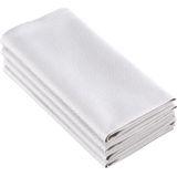 De Witte Lietaer Servetten Sonora 50 X 50 Cm Katoen Grijs 4 Stuks