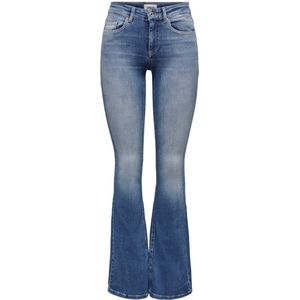 ONLY ONLBLUSH LIFE MID FLARED BB REA1319 NOOS Dames Jeans -  Maat XS X L30