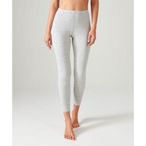 Damart - Lange fijn ribgebreide legging Thermolactyl - Dames - Grijs - 54-56 (XXL)