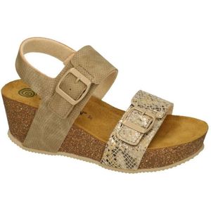 Dr Brinkmann -Dames - beige - sandalen - maat 38