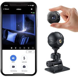 Mini Smart WiFi Camera - Bewegingsdetectie - HD 1080P - Nachtzicht - Draadloos