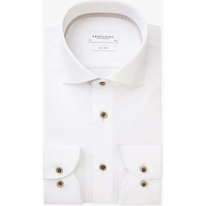 Profuomo Dress Stretch LM Wit PPWH10062A