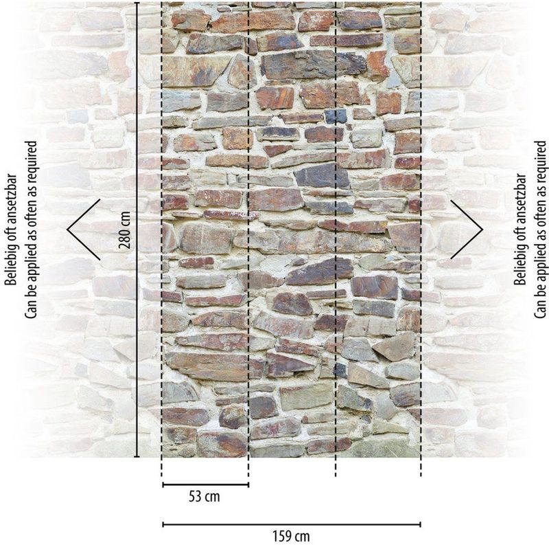 Livingwalls - Fotobehang - Beige - Vliesbehang - 2,80 m x 1,59 m