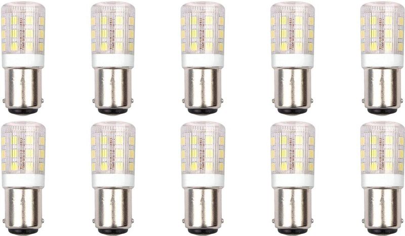 SPL - Ba15d - LED Lamp - Neutraal Wit - 3W - 250lm - LED Buislamp T18 - 10 Stuks