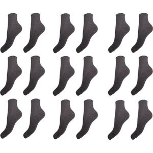 Naft Anti Press Korte Medical Sokken Grijs 9 Paar 35/38