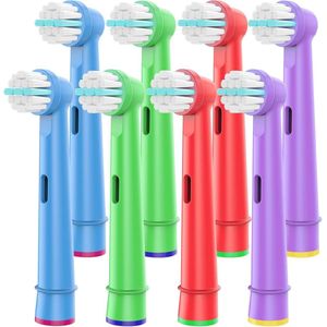 SWGOTA Vervangende Tandenborstelkoppen Compatibel met Oral-B Braun, 8 Stuks Zachte Vervangingskoppen Passend voor Oral-B Elektrische Tandenborstel Vervangingsonderdelen Pro 1000/7000/9600/500/3000/8000