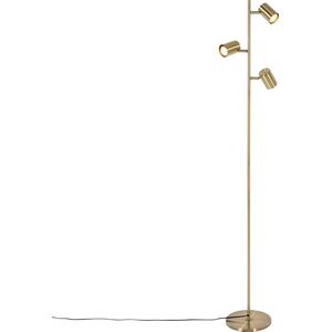 QAZQA jeana - Moderne Vloerlamps-sStaande Lamp - 3 lichts - H 150 cm - Brons - Woonkamers-sSlaapkamers-sKeuken