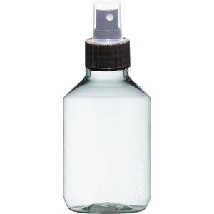 Lege Plastic Fles 100 ml PET transparant - met zwarte verstuiverdop - set van 10 stuks - Navulbaar - Leeg