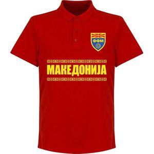 Macedonië Team Polo - Rood - M