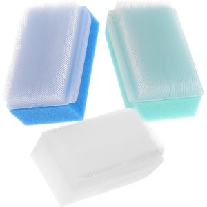 3Pcs Zintuiglijke Borstel - Sensorische Verwerking - Stoornis - Autisme - Spons Borstel - Chirurgische Handen - Scrub Borstels - Baby Haar - Hoofdhuid Bor