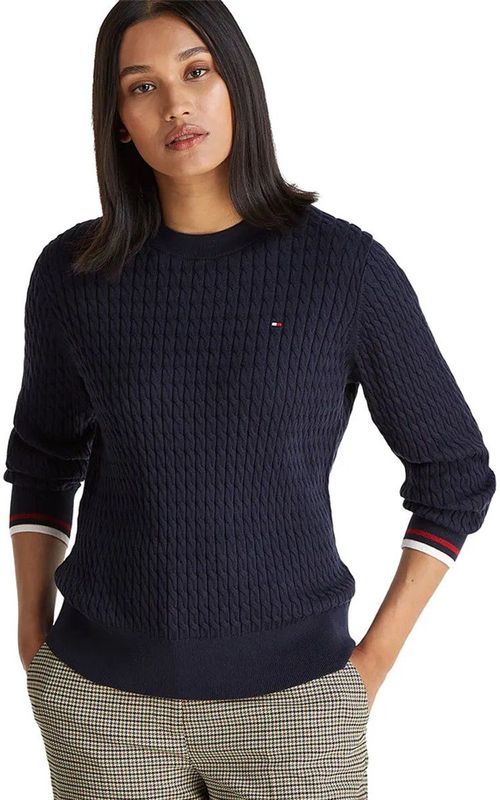 Tommy Hilfiger Ww0ww44993 Trui Blauw S Vrouw