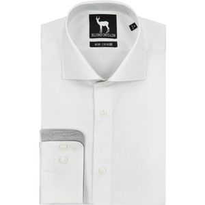 overhemd strijkvrij - Katoen - Wit - Maat 43/43