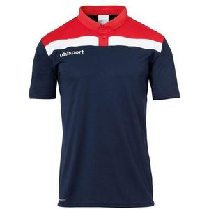 Uhlsport Offense 23 Polo Shirt Marine-Rood-Wit Maat 3XL