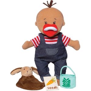 Manhattan Toy Babypop Stella van textiel in boeren outfit