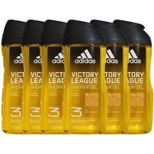 6x Adidas Douche & Shampoo Men - Victory League 250ML