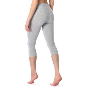 Merry Style MS-MS10-220-LE Dames 3/4 Leggings - Sport - Vrijetijdsbroek - Capri - Viscose - Sporbroek - Yogabroek - Zwart - XL