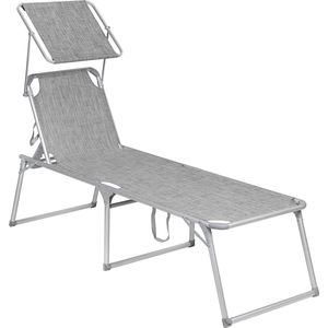 Deluxe zonnebed voor tuin, terras en balkon / tuinbed \ Sun bed, sun lounger, garden chair, portable beach chair